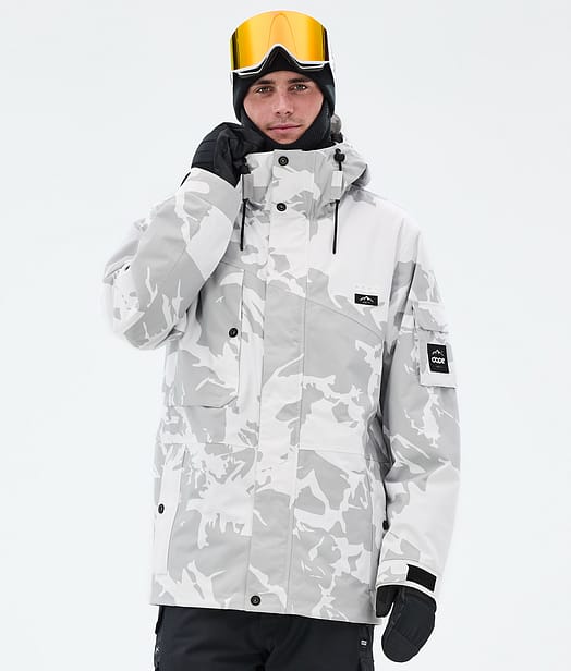 Dope Adept Lyžařská Bunda Pánské Grey Camo