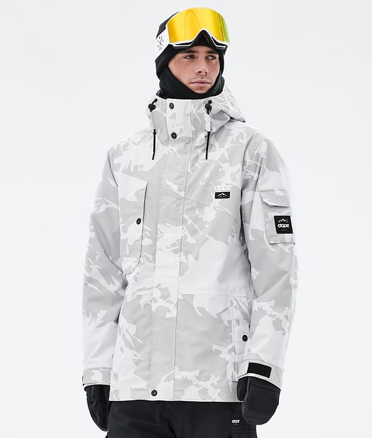 Dope Adept Snowboard Jacket Men Grey Camo