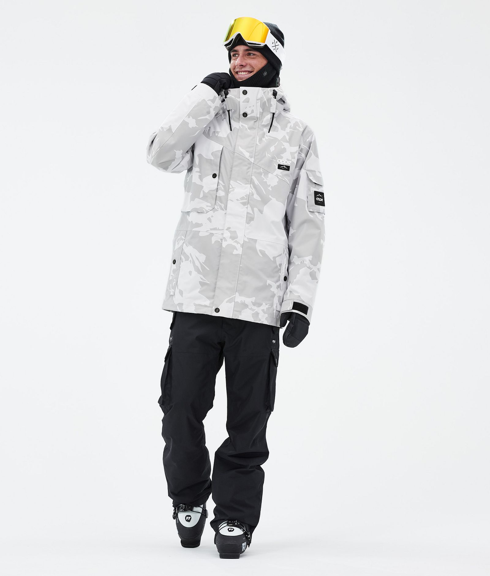 Dope Adept Ski Jacket Men Grey Camo, Image 2 of 9