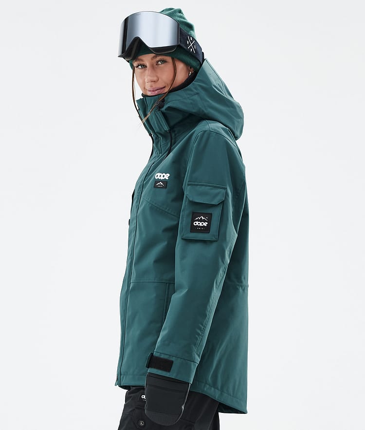 Dope Adept W Ski Jacket Women Bottle Green, Image 5 of 9