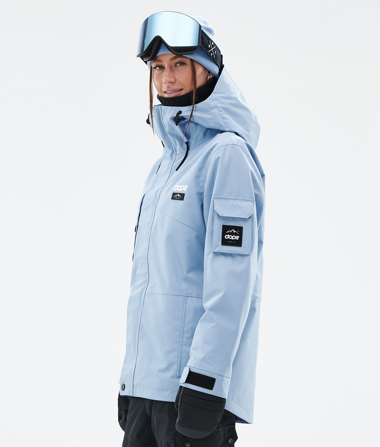 Dope Adept W Snowboard Jacket Women Light Blue, Image 5 of 9