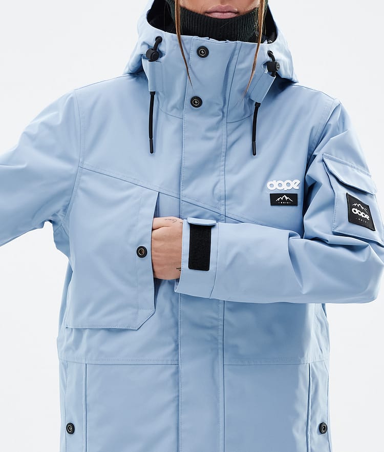 Dope Adept W Snowboardjacke Damen Light Blue Renewed, Bild 8 von 9