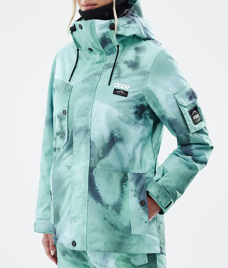 Dope Adept W Snowboard Jacket Women Liquid Green, Image 7 of 9