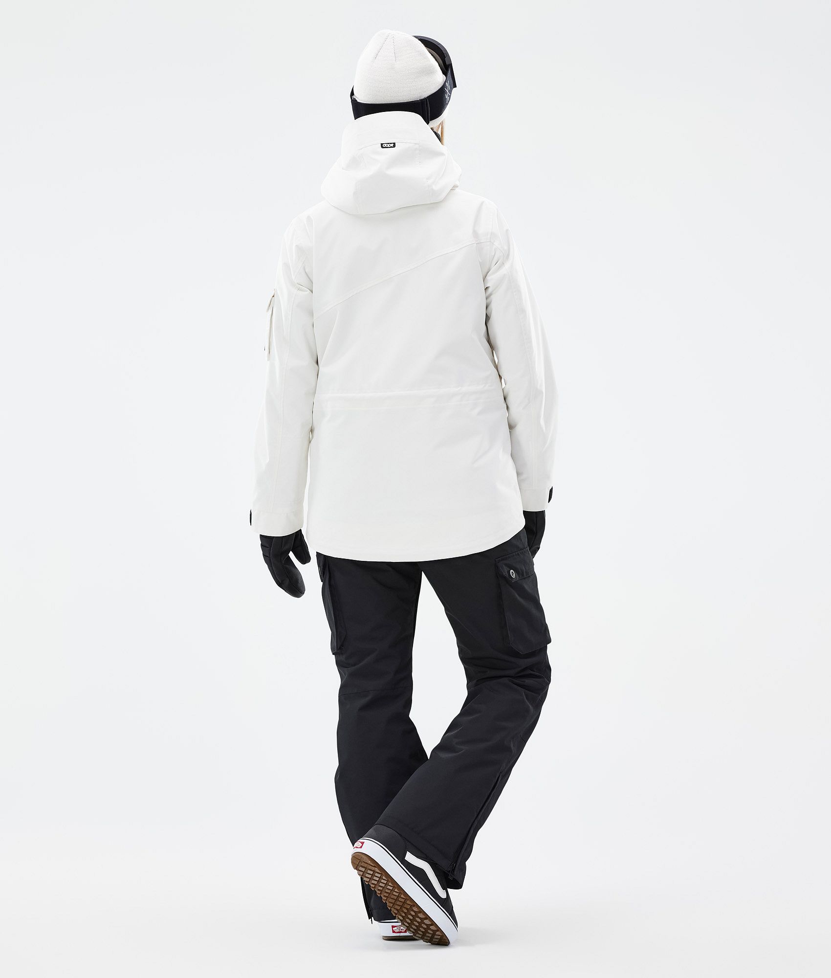 Womens snow jacket discount white