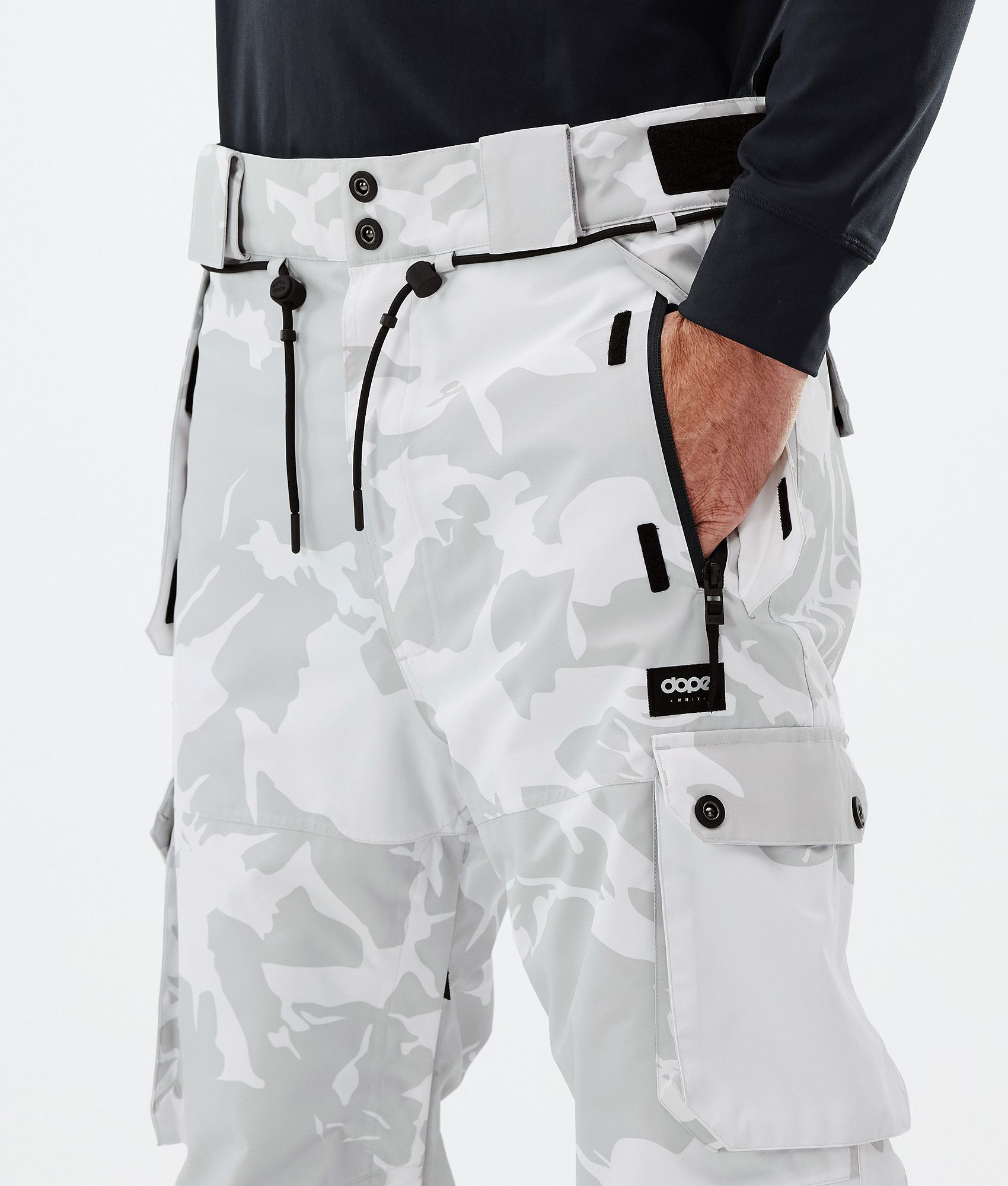 Dope Iconic Pantalon de Ski Homme Grey Camo Gris Ridestore