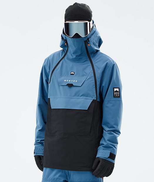 Montec Doom Snowboardjacke Herren Blue Steel/Black