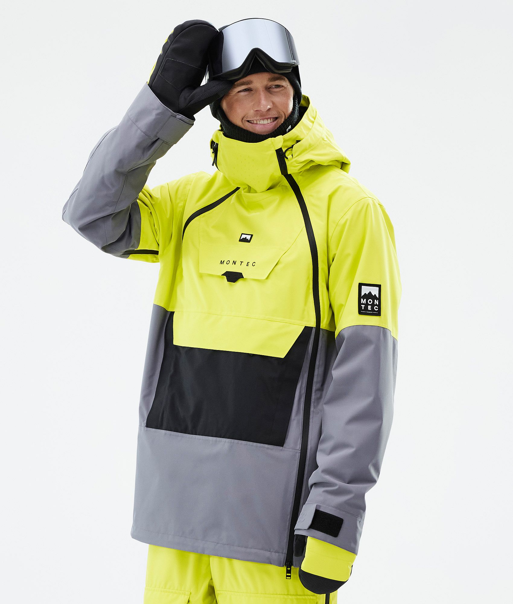 Mens yellow sales snowboard jacket