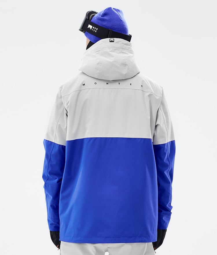 Montec Doom Ski jas Heren Light Grey/Black/Cobalt Blue, Afbeelding 7 van 11