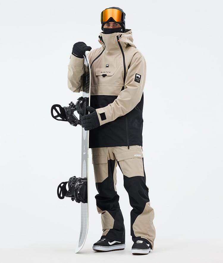 Montec Doom Veste Snowboard Homme Sand/Black, Image 3 sur 11