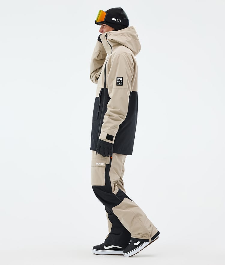 Montec Doom Veste Snowboard Homme Sand/Black, Image 4 sur 11