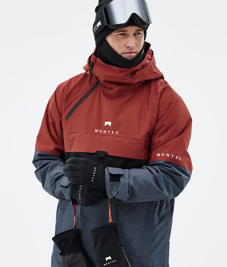 Montec Dune Ski jas Heren Rust/Black/Metal Blue, Afbeelding 2 van 9