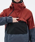 Montec Dune Ski Jacket Men Rust/Black/Metal Blue, Image 9 of 9