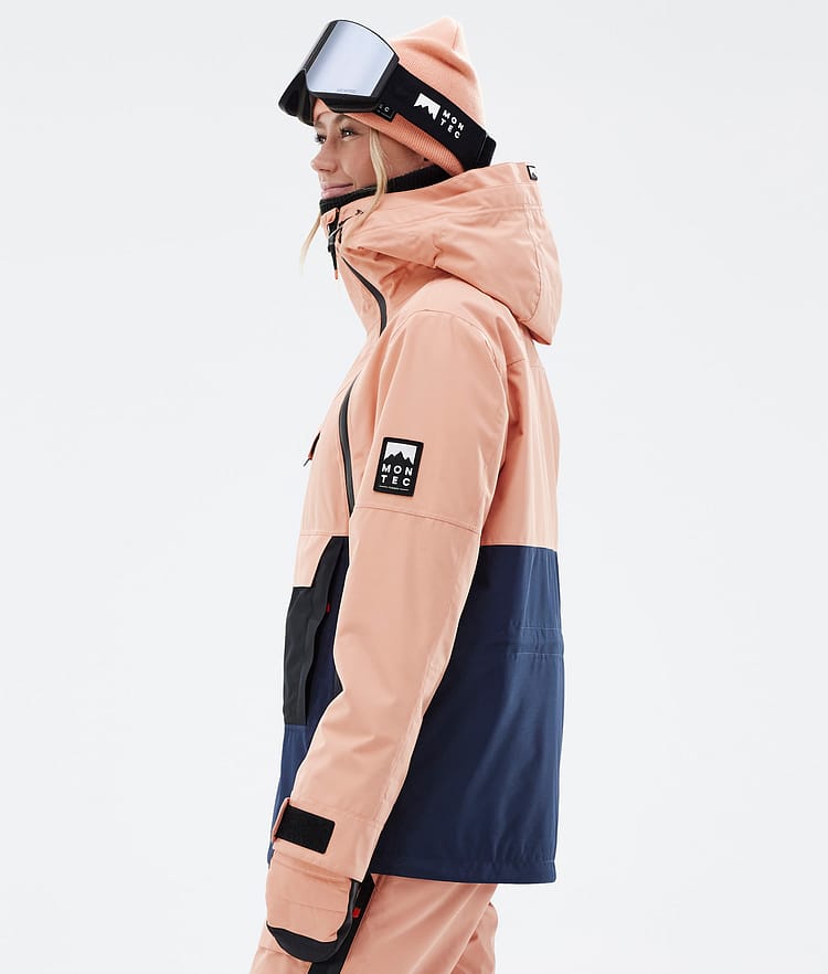Montec Doom W Chaqueta Snowboard Mujer Faded Peach/Black/Dark Blue, Imagen 6 de 11