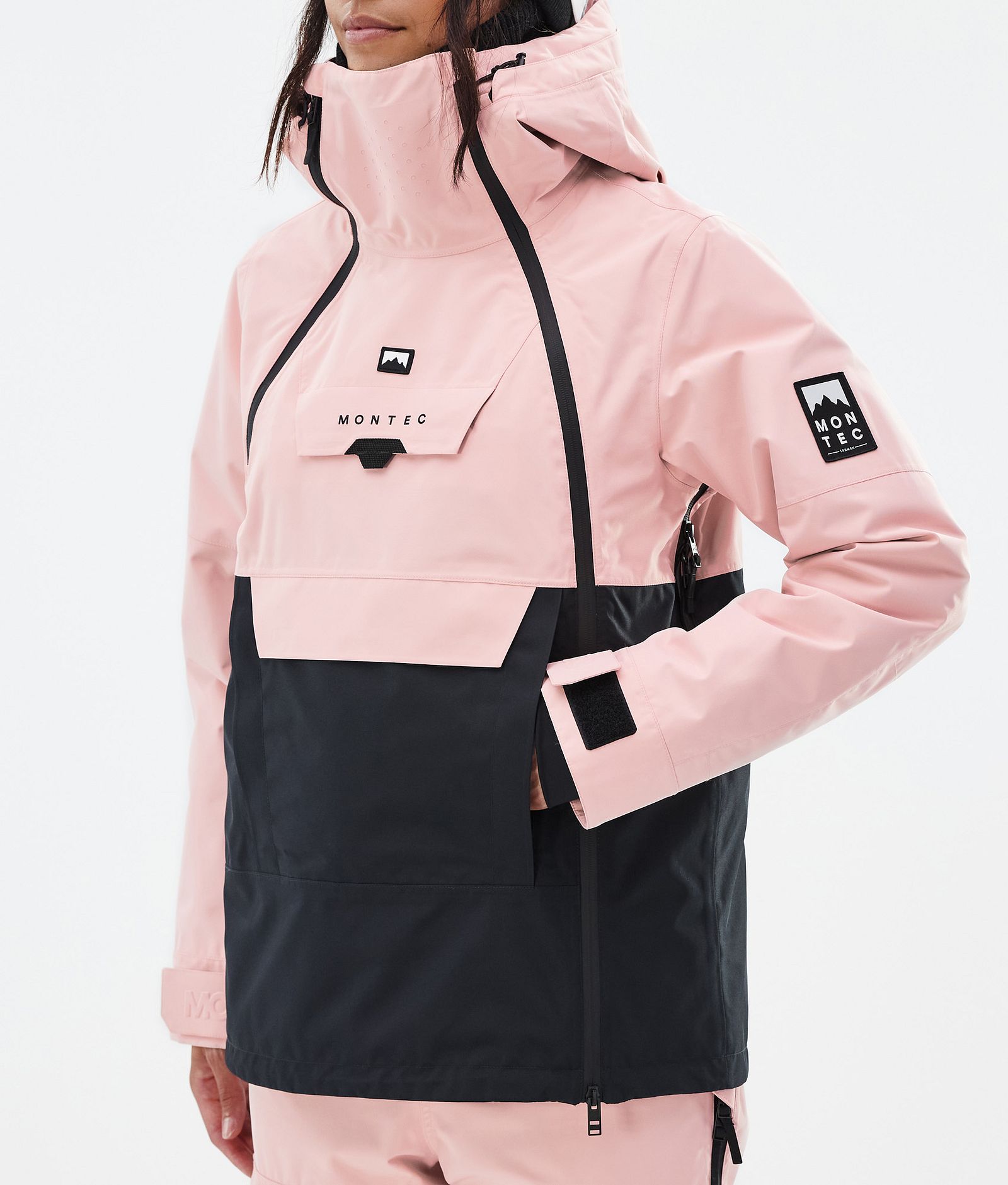 Montec Doom W Veste de Ski Femme Soft Pink/Black, Image 8 sur 11