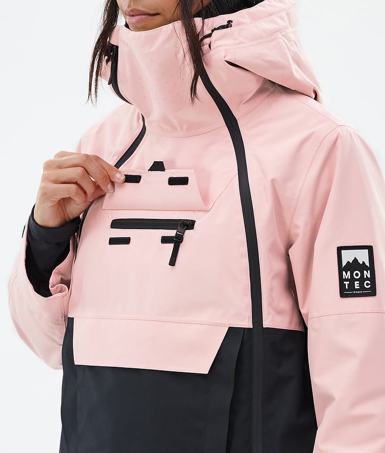 Montec Doom W Veste de Ski Femme Soft Pink/Black, Image 10 sur 11