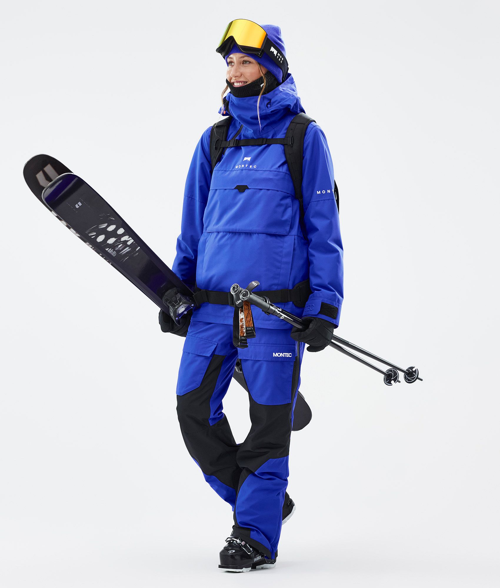 Royal blue ski jacket womens sale