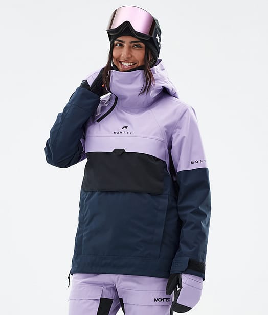 Montec Dune W Ski jas Dames Faded Violet/Black/Dark Blue