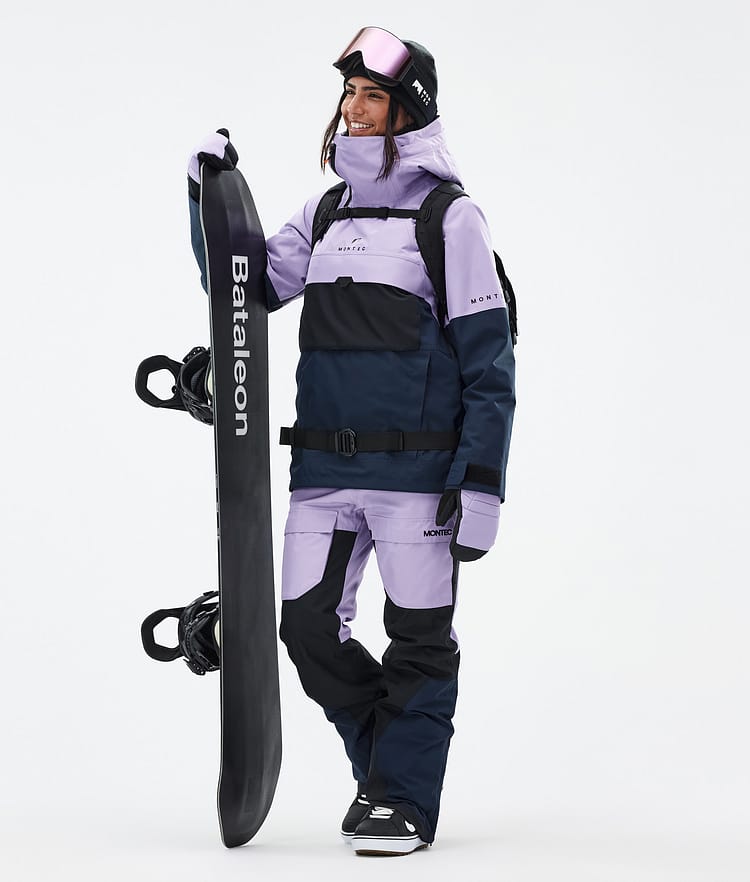 Montec Dune W Snowboard Jacket Women Faded Violet/Black/Dark Blue, Image 2 of 8