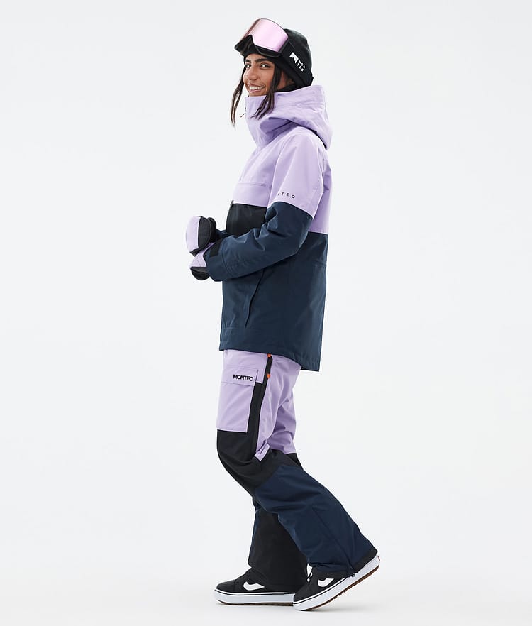 Montec Dune W Snowboard Jacket Women Faded Violet/Black/Dark Blue, Image 3 of 8