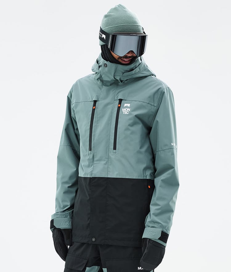 Montec Fawk Kurtka Snowboardowa Mężczyźni Atlantic/Black, Zdjęcie 1 z 10