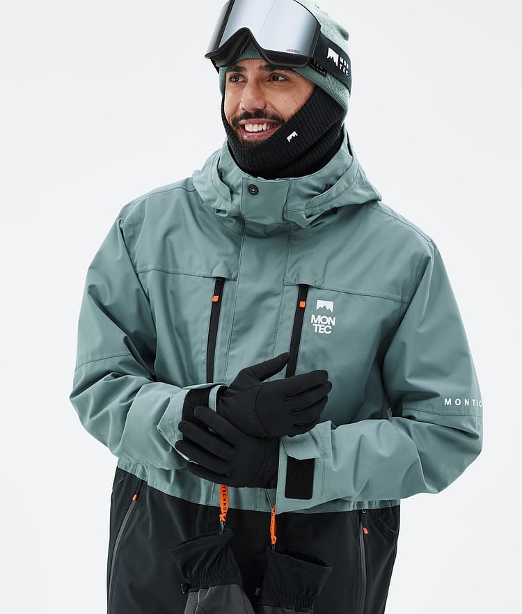 Montec Fawk Kurtka Snowboardowa Mężczyźni Atlantic/Black, Zdjęcie 2 z 10