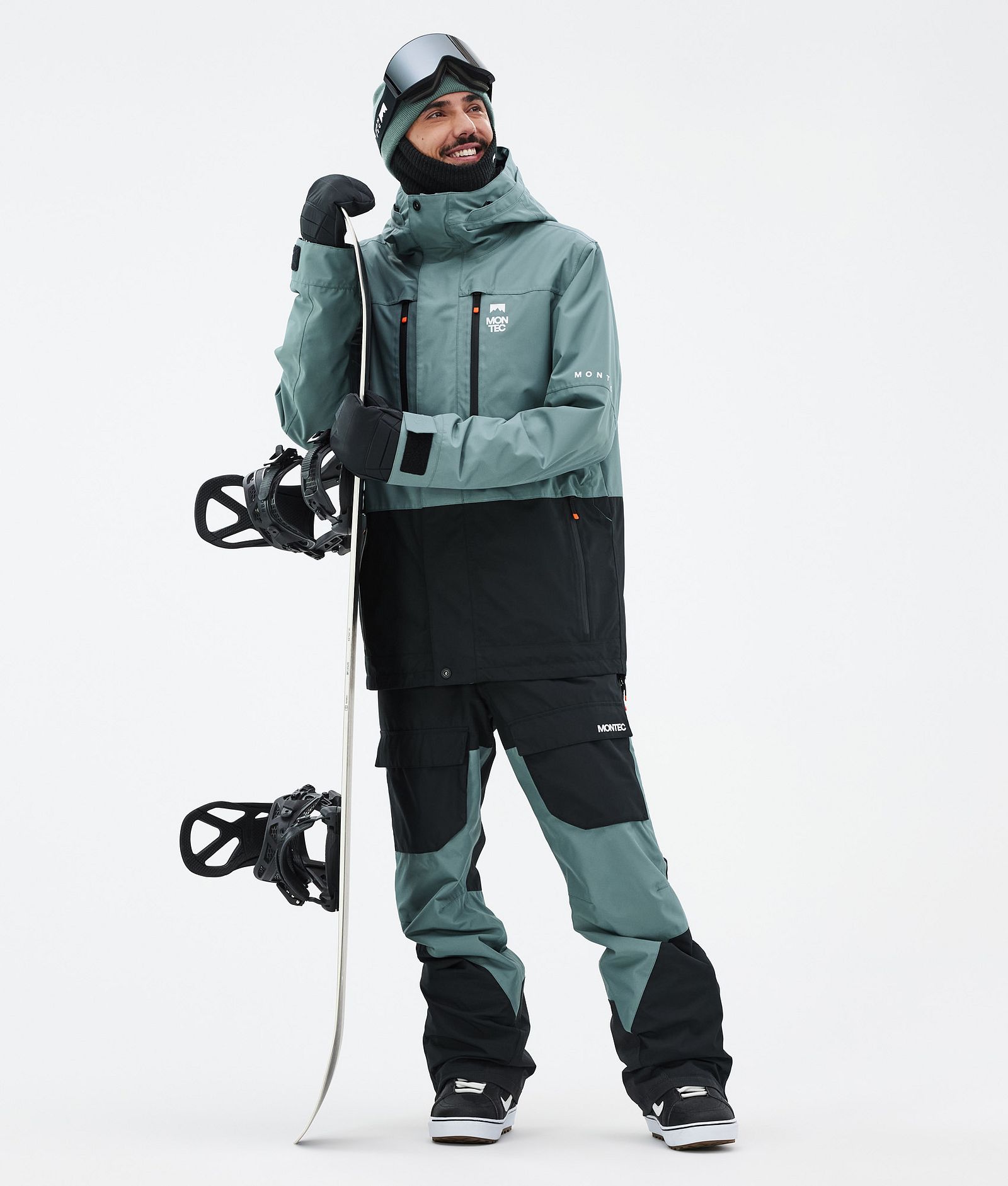 Montec Fawk Kurtka Snowboardowa Mężczyźni Atlantic/Black, Zdjęcie 3 z 10