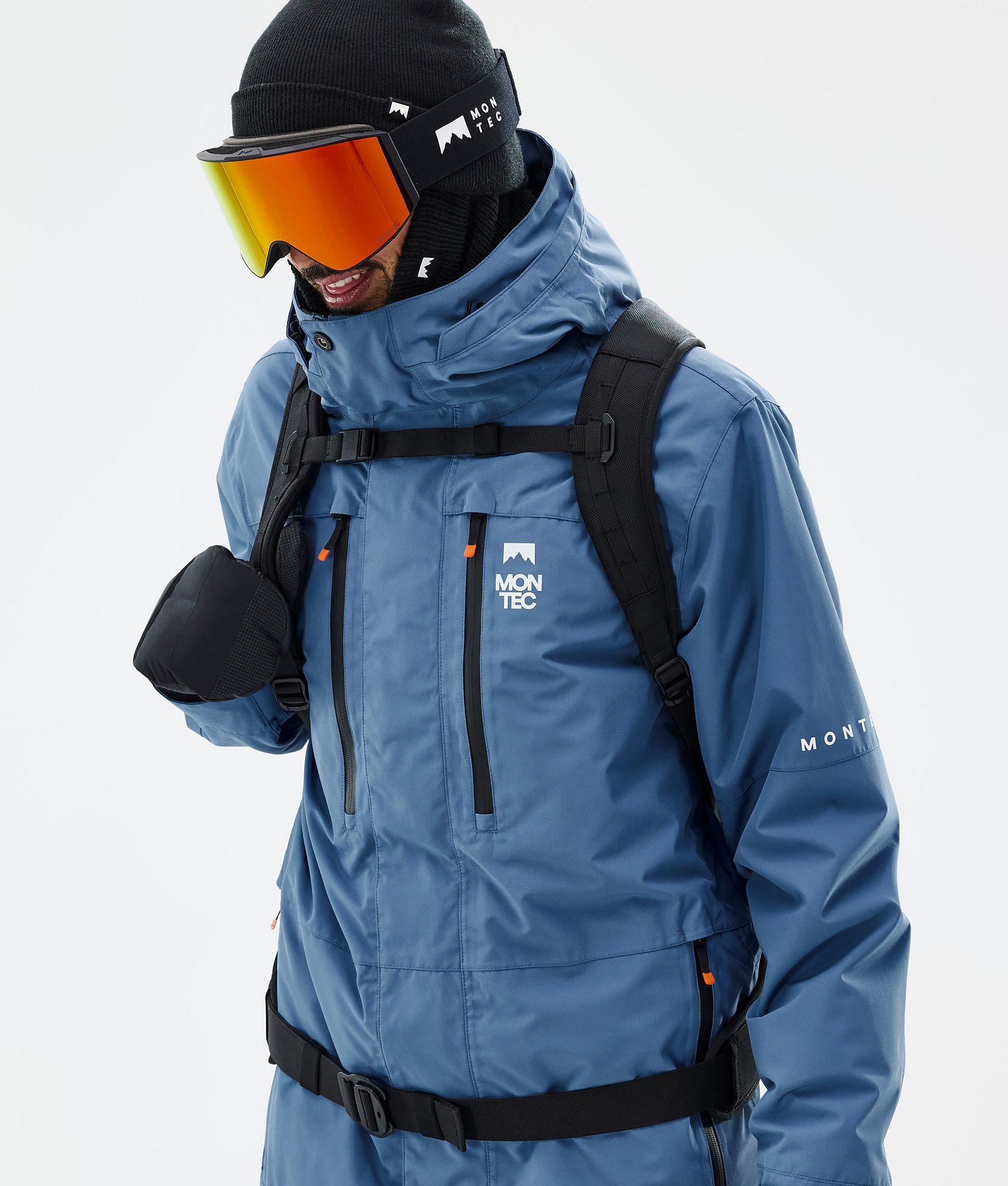 Montec Fawk Kurtka Snowboardowa Mężczyźni Blue Steel, Zdjęcie 2 z 10