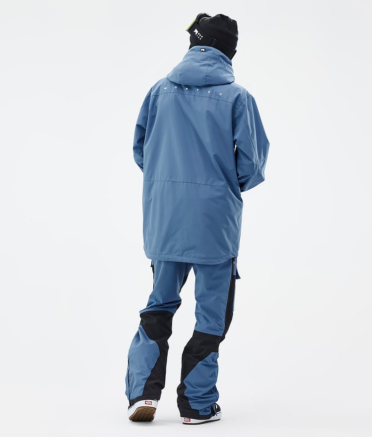 Montec Fawk Snowboard Pants Men - Light Grey/Black/Cobalt Blue Shell