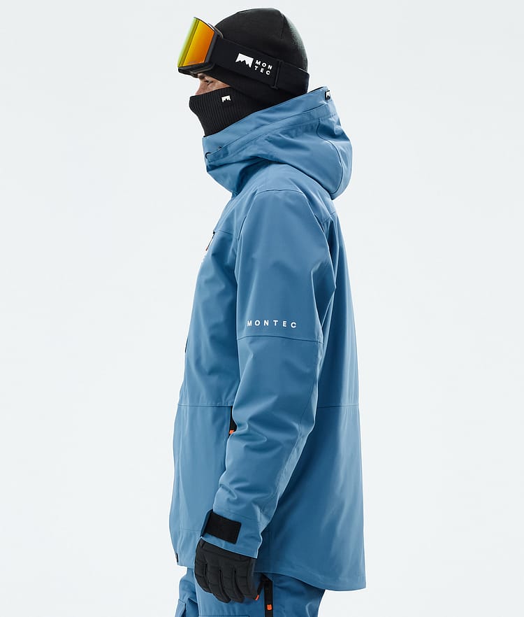 Montec Fawk Kurtka Snowboardowa Mężczyźni Blue Steel, Zdjęcie 7 z 11