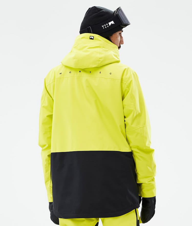 Montec Fawk Veste Snowboard Homme Bright Yellow/Black, Image 7 sur 10