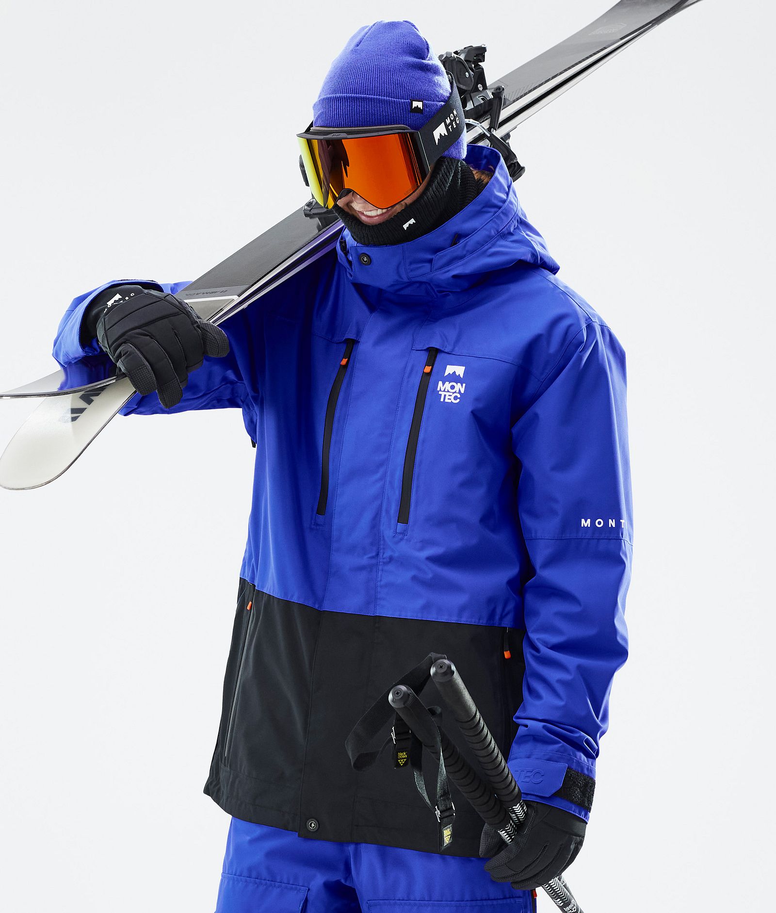 Montec Fawk Ski jas Heren Cobalt Blue/Black, Afbeelding 1 van 10