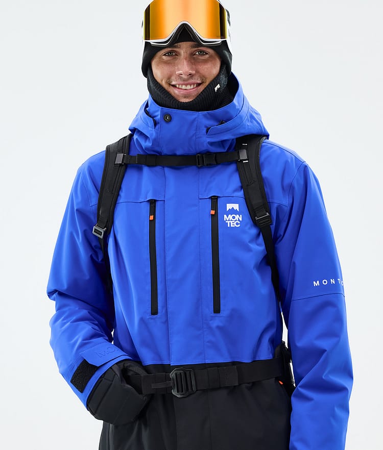 Montec Fawk Veste Snowboard Homme Cobalt Blue/Black, Image 2 sur 10