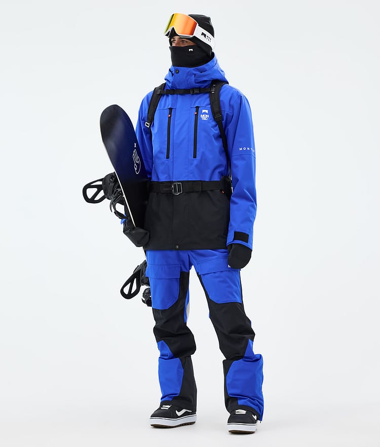 Montec Fawk Veste Snowboard Homme Cobalt Blue/Black, Image 3 sur 10