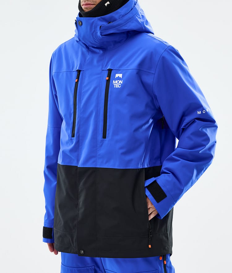 Montec Fawk Veste Snowboard Homme Cobalt Blue/Black, Image 8 sur 10