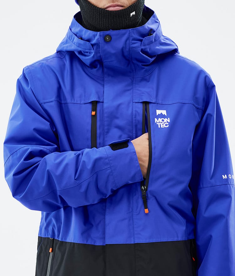 Montec Fawk Kurtka Snowboardowa Mężczyźni Cobalt Blue/Black, Zdjęcie 9 z 10