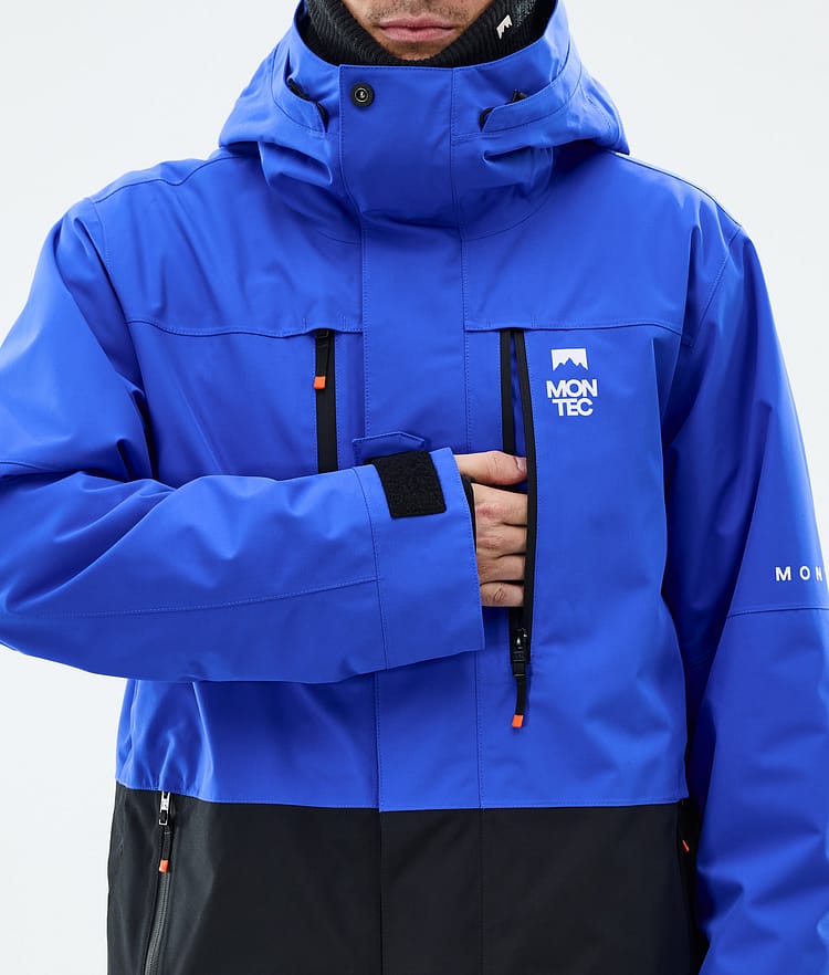 Montec Fawk Veste Snowboard Homme Cobalt Blue/Black, Image 9 sur 10