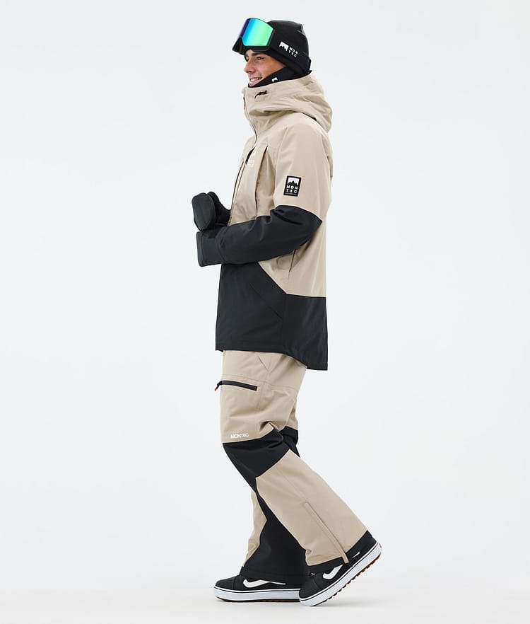 Montec Arch Veste Snowboard Homme Sand/Black, Image 4 sur 10