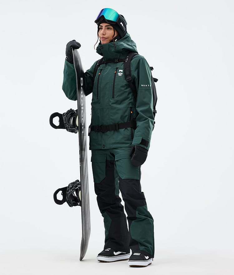 Montec Fawk W Kurtka Snowboardowa Kobiety Dark Atlantic, Zdjęcie 3 z 10