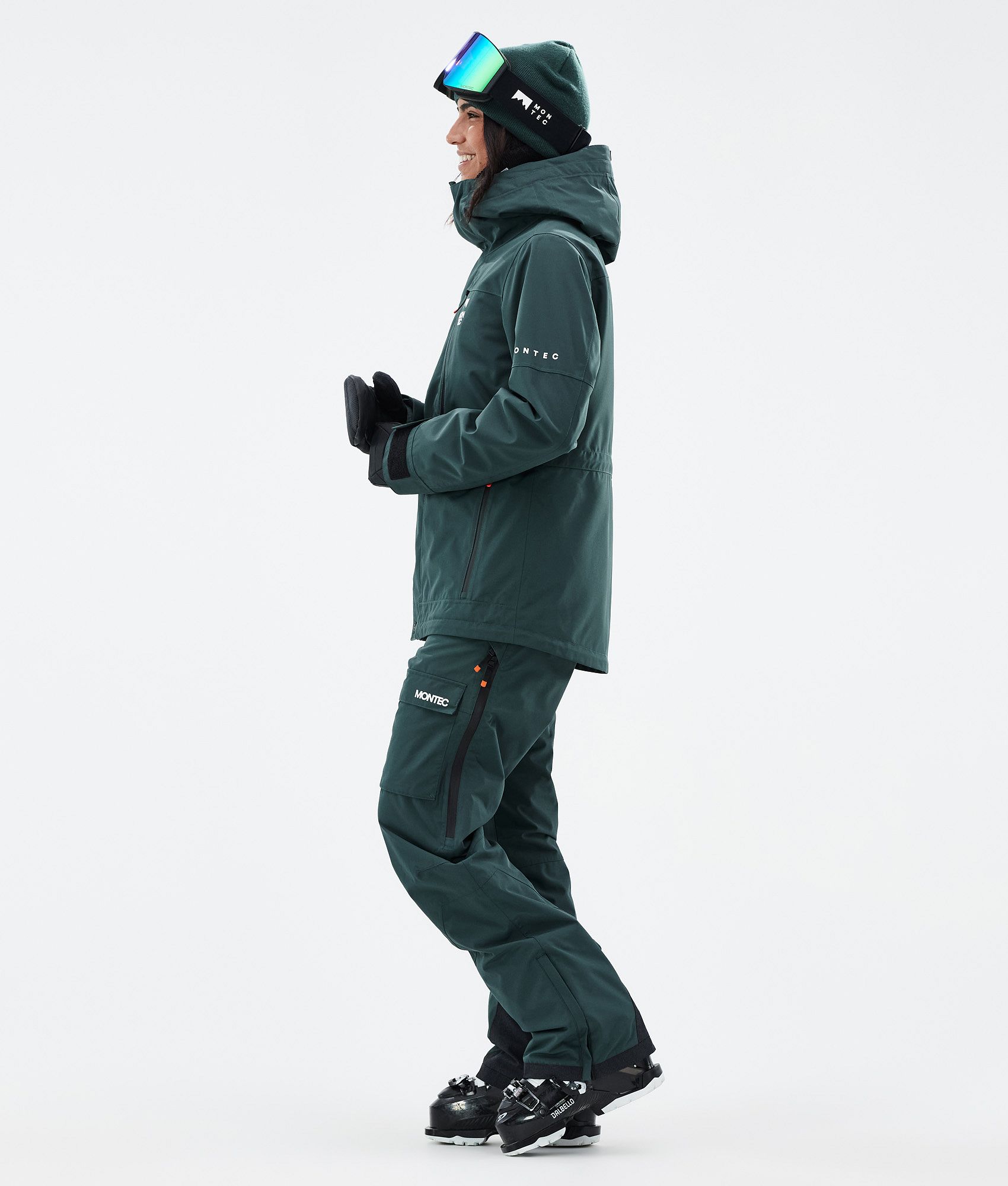 Dark green ski jacket best sale