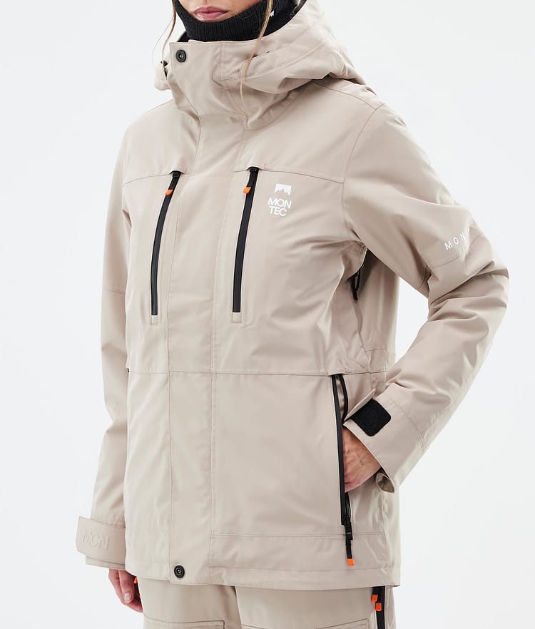 Montec Fawk W Snowboard Jacket Women Sand, Image 8 of 10