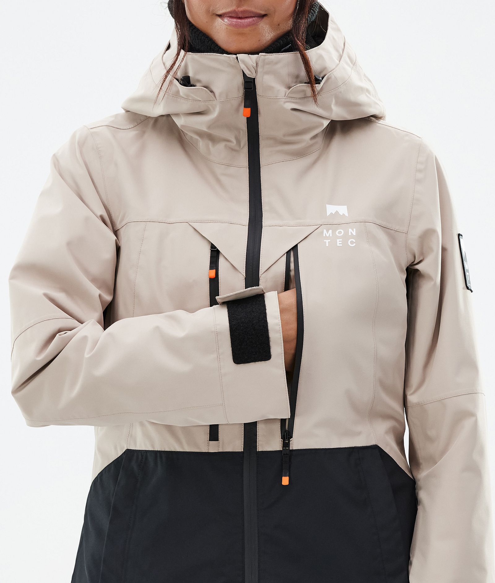 Montec Moss W Ski Jacket Women Sand/Black, Image 8 of 9