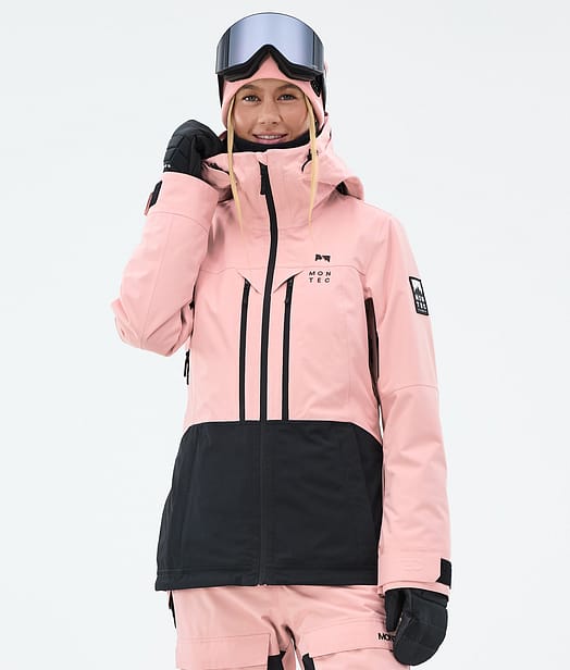 Montec Moss W Snowboardjacke Damen Soft Pink/Black