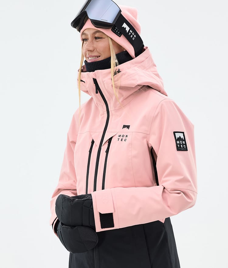 Montec Moss W Ski jas Dames Soft Pink/Black, Afbeelding 2 van 10