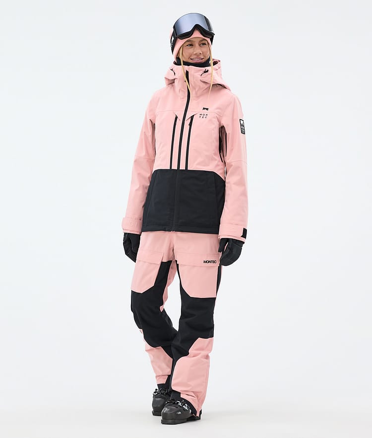 Montec Moss W Ski jas Dames Soft Pink/Black, Afbeelding 3 van 10