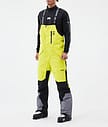 Montec Fawk Pantalon de Ski Homme Bright Yellow/Black/Light Pearl