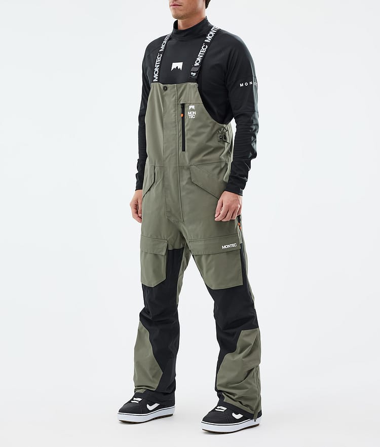 Montec Fawk Pantalon de Snowboard Homme Greenish/Black, Image 1 sur 6