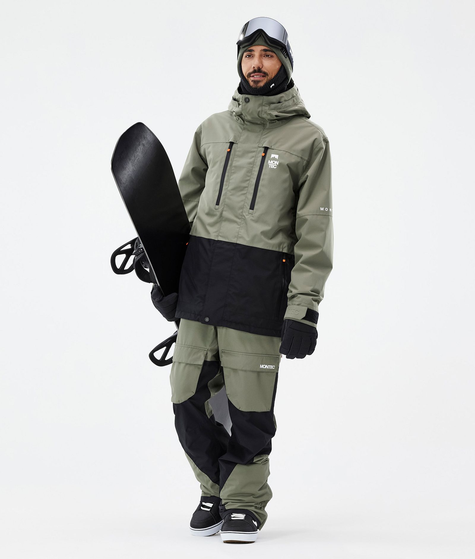 Montec Fawk Kalhoty na Snowboard Pánské Greenish/Black, Obrázek 2 z 7