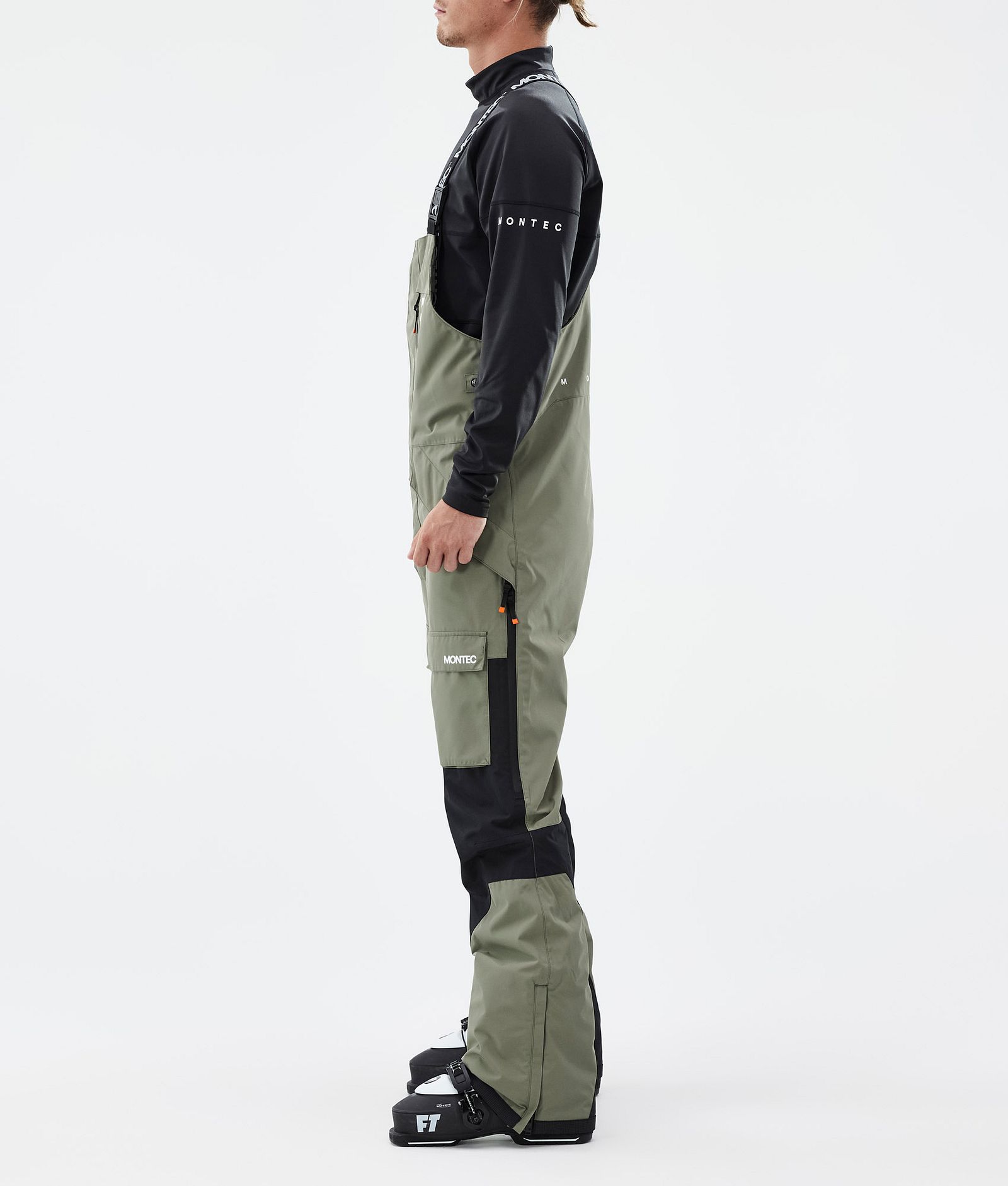 Montec Fawk Ski Pants Men Greenish/Black, Image 3 of 7