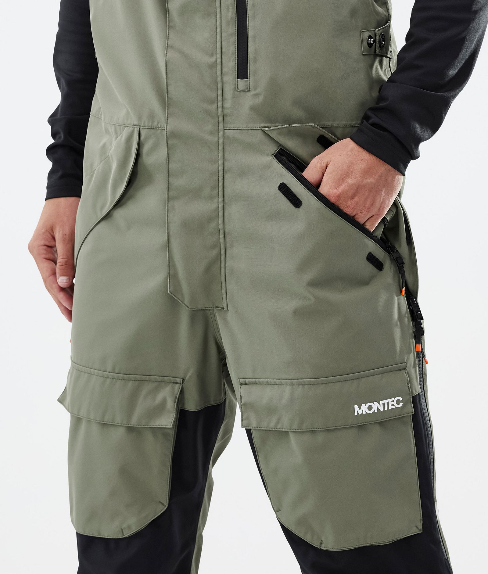 Montec Fawk Pantaloni Snowboard Uomo Greenish/Black, Immagine 5 di 7