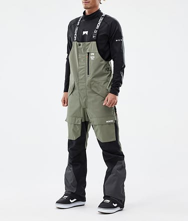 Montec Fawk Snowboard Pants Men Greenish/Black/Phantom Renewed